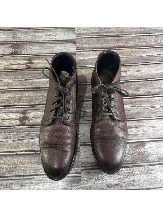 Thursday Boots Cadet Chukka Size 11.5  Color Brown Pebble Leather Made In Mexico main image 4